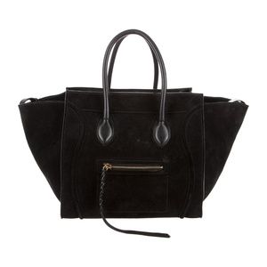 Céline Suede Medium Phantom Tote